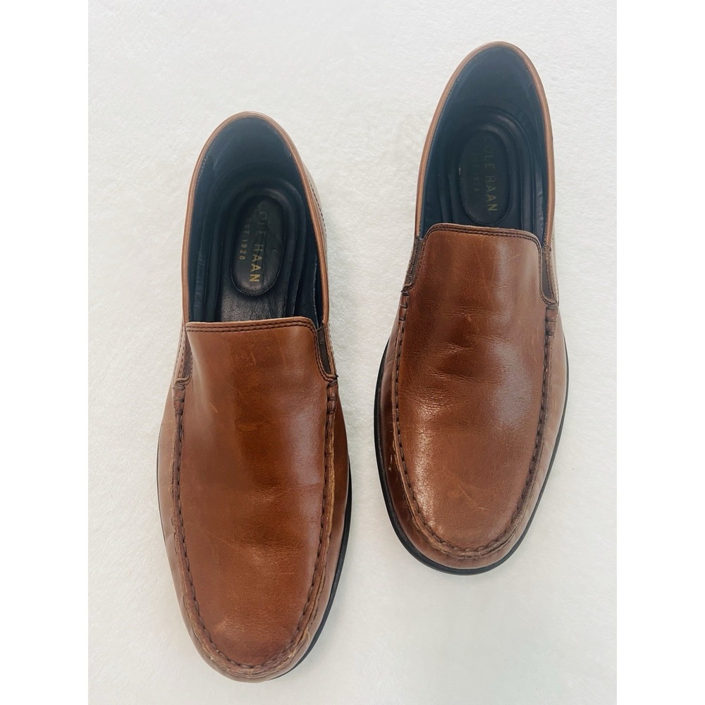 Cole Haan American Hampton Loafers Brown‎ Casual Slip On Leather Moccasins 10 M